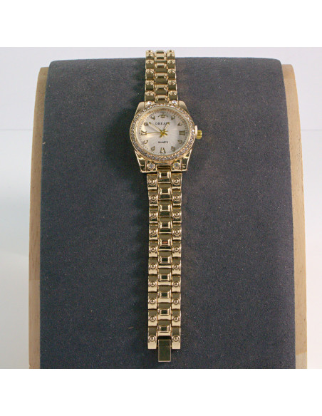 Zegarek damski złoty z białą tarczą Lolita Akcesoria