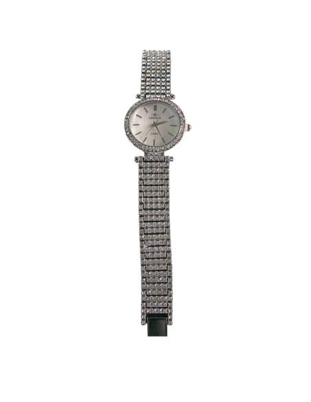 Zegarek damski srebrny z białą tarczą Lolita Akcesoria