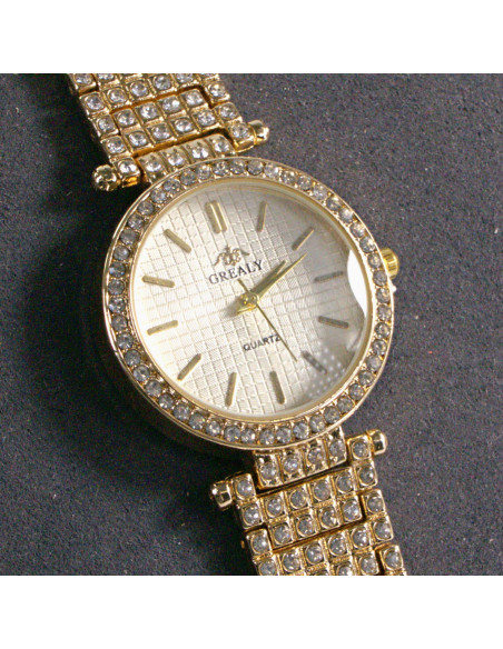 Zegarek damski złoty z białą tarczą Lolita Akcesoria