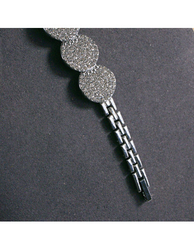 Zegarek damski vintage srebrny zwężany z tarczą...