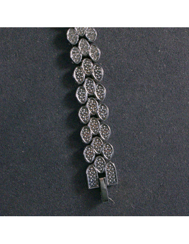 Zegarek damski vintage srebrny z białą tarczą z...