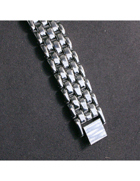 Zegarek damski vintage  srebrny z czarną tarczą Lolita Akcesoria