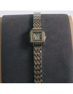 Zegarek damski vintage srebrno- złoty z białą tarczą... 2