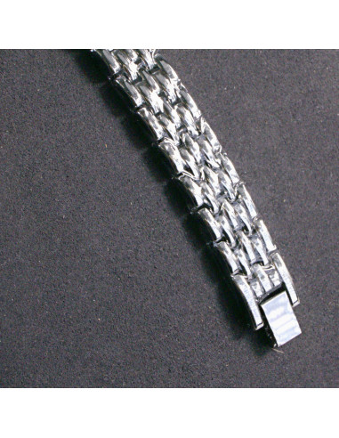 Zegarek damski vintage srebrny z białą tarczą...