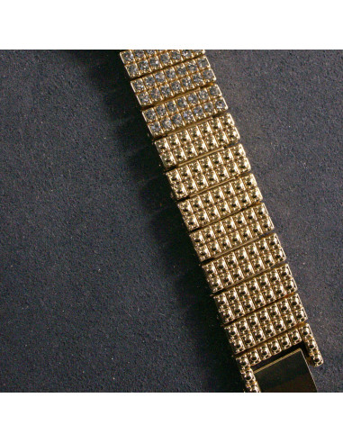 Zegarek damski vintage złoty z cyrkonią Lolita...