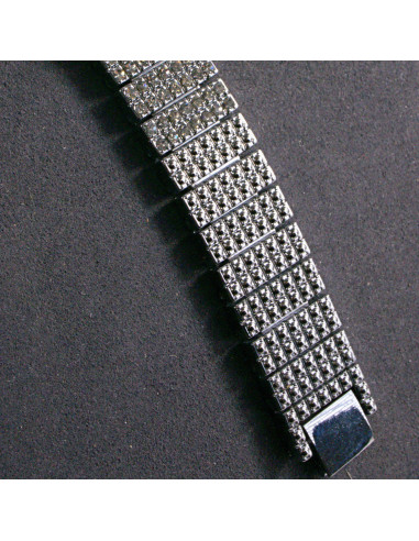 Zegarek damski vintage srebrny z cyrkonią...