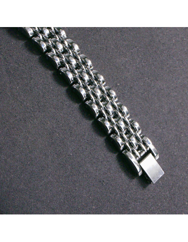 Zegarek damski vintage srebrny z białą tarczą...