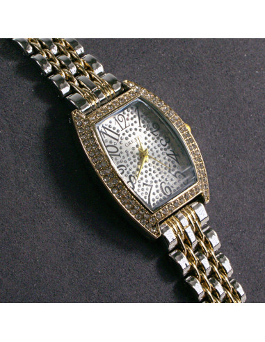 Zegarek damski vintage mix biała tarcza w...