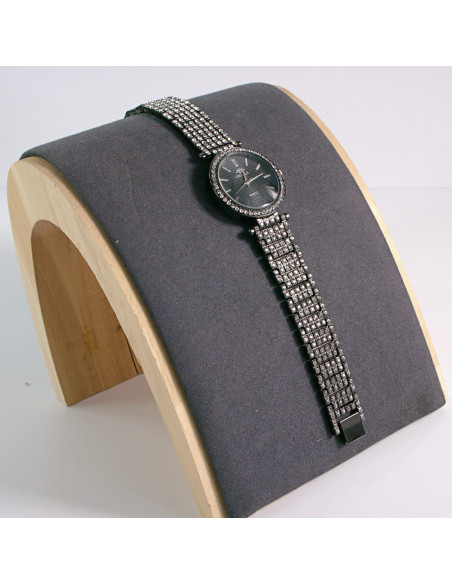 Zegarek damski vintage czarny z czarna tarcza Lolita Akcesoria