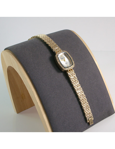 Zegarek damski vintage złoty z białą tarczą Lolita Akcesoria