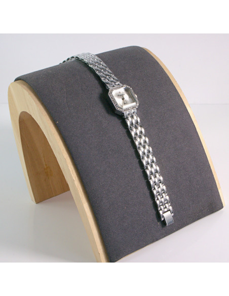 Zegarek damski vintage srebrny z białą tarczą Lolita Akcesoria