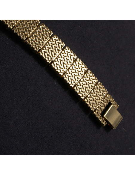 Zegarek damski vintage złoty z białą tarczą i kryształkami Lolita Akcesoria