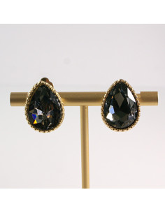 Klipsy do Uszu Lolita Akcesoria Klips do Ucha GRAFITOWE...