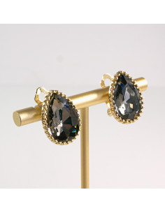 Klipsy do Uszu Lolita Akcesoria Klips do Ucha GRAFITOWE... 2