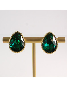 Klipsy do Uszu Lolita Akcesoria Klips do Ucha ZIELONE...