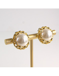 Klipsy do Uszu Lolita Akcesoria Klips do Ucha PERŁOWE... 2