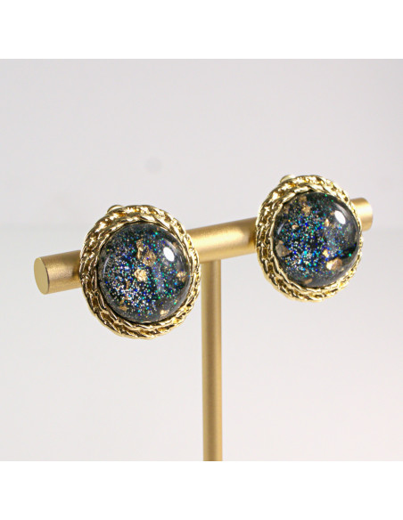 Klipsy do Uszu Lolita Akcesoria Klips do Ucha "GUZIKI" VINTAGE KULE