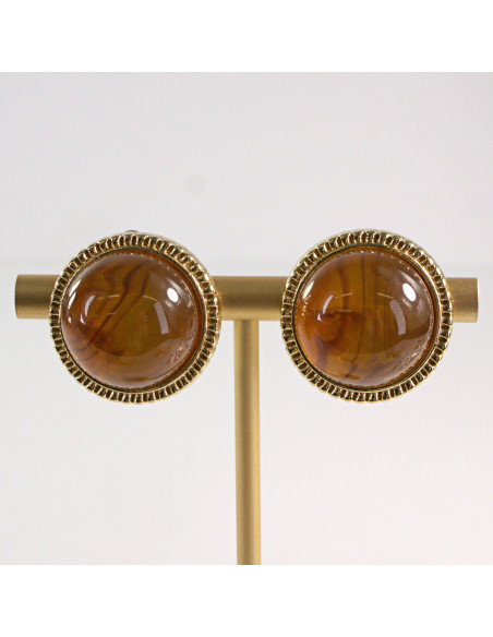 Klipsy do Uszu Lolita Akcesoria Klips do Ucha "GUZIKI" VINTAGE KULE