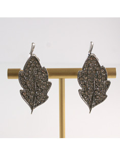 Klipsy do Uszu Lolita Akcesoria Klips do Ucha SERBRNE...