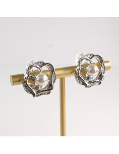 Klipsy do Uszu Lolita Akcesoria Klips do Ucha SERBRNE... 2