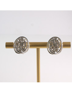 Klipsy do Uszu Lolita Akcesoria Klips do Ucha SERBRNE...