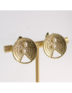 Klipsy do Uszu Lolita Akcesoria Klips do Ucha ZŁOTE... 2