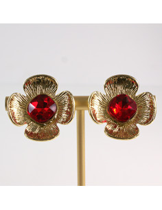 Klipsy do Uszu Lolita Akcesoria Klips do Ucha ZŁOTE...