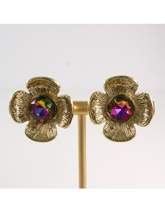 Klipsy do Uszu Lolita Akcesoria Klips do Ucha ZŁOTE...