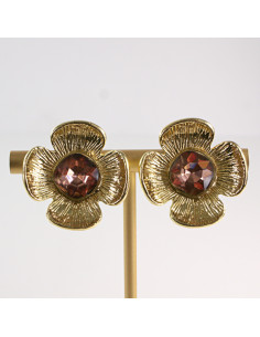 Klipsy do Uszu Lolita Akcesoria Klips do Ucha ZŁOTE...