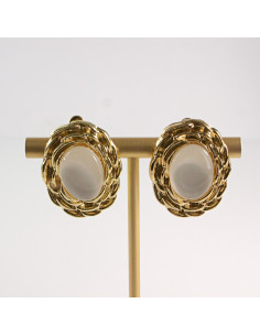 Klipsy do Uszu Lolita Akcesoria Klips do Ucha ZŁOTE...