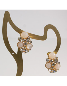 Klipsy do Uszu Lolita Akcesoria Klips do Ucha ZŁOTE z...