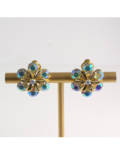 Klipsy do Uszu Lolita Akcesoria Klips do Ucha ZŁOTE...