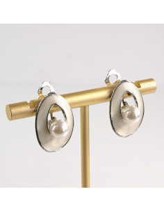 Klipsy do Uszu Lolita Accessories Klips do Ucha  Z PEREŁKĄ 2