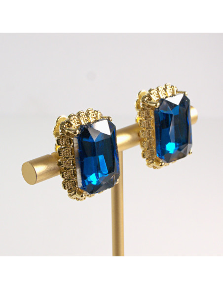 Klipsy do Uszu Lolita Accessories Klips do Ucha a'la BRYLANT GRANAT