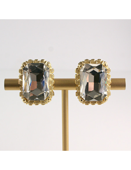 Klipsy do Uszu Lolita Accessories Klips do Ucha a'la BRYLANT CRYSTAL