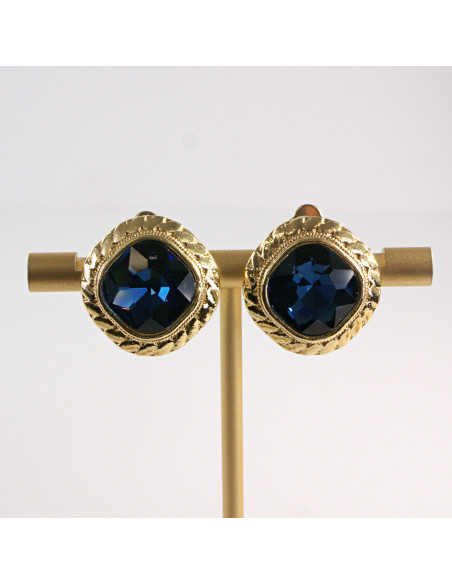 Klipsy do Uszu Lolita Accessories Klips do Ucha a'la BRYLANT GRANAT