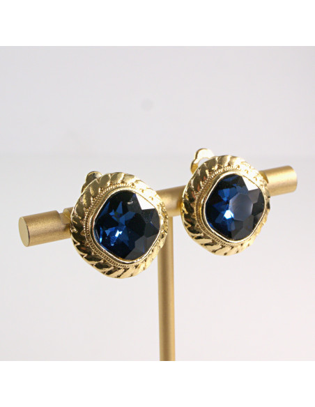 Klipsy do Uszu Lolita Accessories Klips do Ucha a'la BRYLANT GRANAT