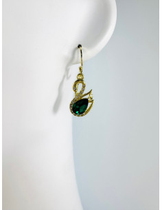 Kolczyki ŁABĘDZIE Lolita Accessories srebrny sztyft 925 2