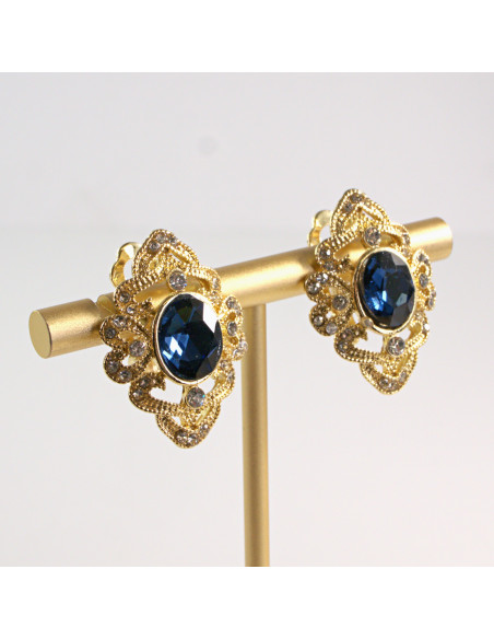 Klipsy do Uszu Lolita Accessories Klips do Ucha a'la BRYLANT GRANAT