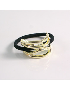 Gumka do włosów HAIR CUFF METALOWA PÓŁOBRĘCZ ZŁOTA Lolita...