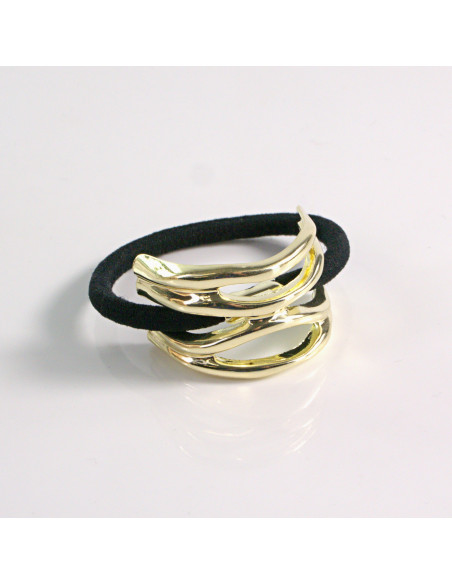 Gumka do włosów HAIR CUFF METALOWA PÓŁOBRĘCZ ZŁOTA Lolita Akcesoria