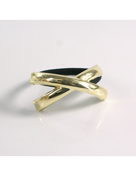 Gumka do włosów HAIR CUFF METALOWA PÓŁOBRĘCZ ZŁOTA Lolita Akcesoria