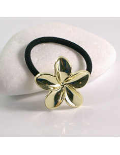 Gumka do włosów HAIR CUFF METALOWA PÓŁOBRĘCZ ZŁOTY KWIAT...