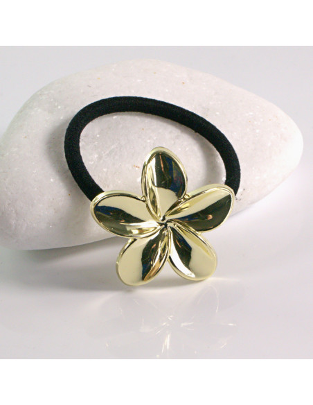 Gumka do włosów HAIR CUFF METALOWA PÓŁOBRĘCZ ZŁOTY KWIAT Lolita Akcesoria