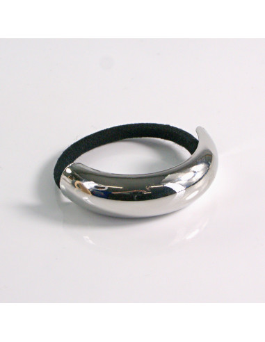 Gumka do włosów HAIR CUFF METALOWA PÓŁOBRĘCZ SREBRNA Lolita Akcesoria