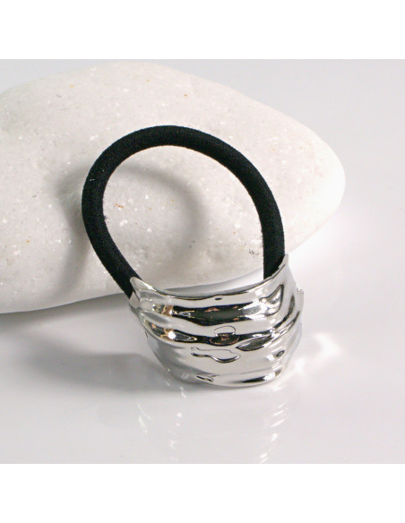 Gumka do włosów HAIR CUFF METALOWA PÓŁOBRĘCZ SREBRNA Lolita Akcesoria