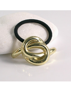 Gumka do włosów HAIR CUFF METALOWA PÓŁOBRĘCZ ZŁOTA Lolita...