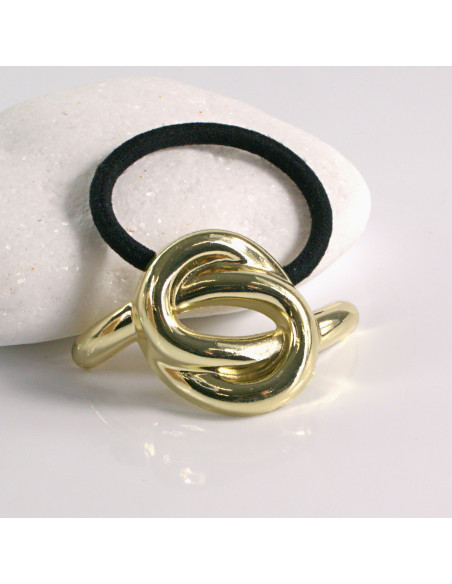 Gumka do włosów HAIR CUFF METALOWA PÓŁOBRĘCZ ZŁOTA Lolita Akcesoria