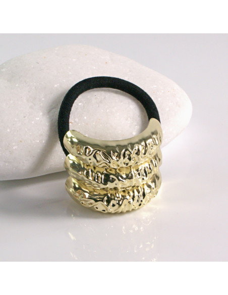 Gumka do włosów HAIR CUFF METALOWA PÓŁOBRĘCZ ZŁOTA Lolita Akcesoria