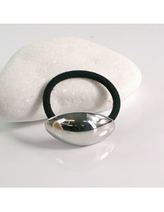 Gumka do włosów HAIR CUFF METALOWA PÓŁOBRĘCZ SREBRNA...